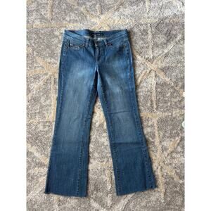 DKNY jeans Times Square Flare cut off regular wash women's size 30